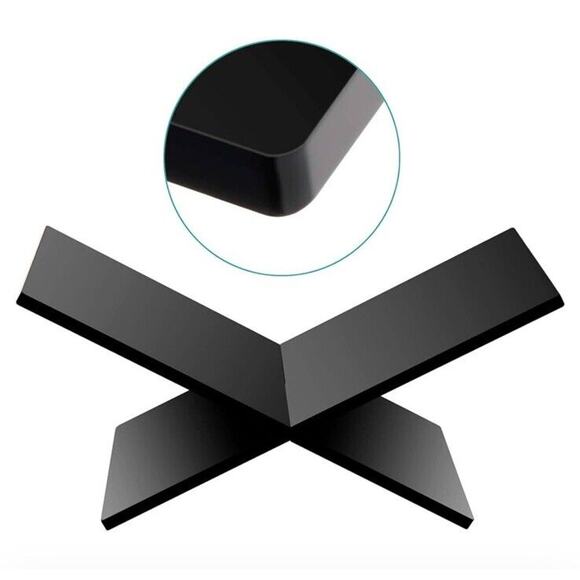 Acrylic Book Holder Functional X Shaped Book Stand for Displaying Book Reading - Picture 1 of 7